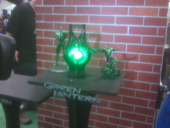 Green Lantern Movie Banner Thing At WonderCon