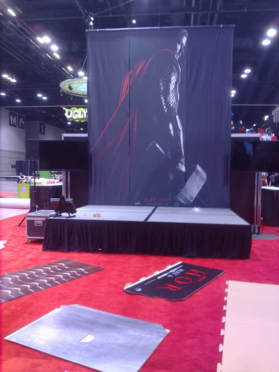 First Looks At C2E2 Setting Up&#8230;