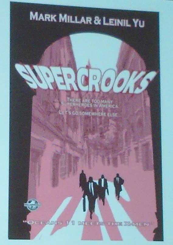 Hit Girl from Mark Millar and Leandro Fernandez, Supercrooks from Mark Millar and Leinil Yu
