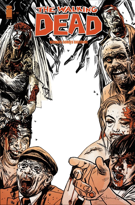 First Exclusive Walking Dead Cover For #75