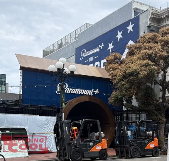 San Diego During Comic-Con Set-Up: Rings Of Power, Silo, Avengers, Etc