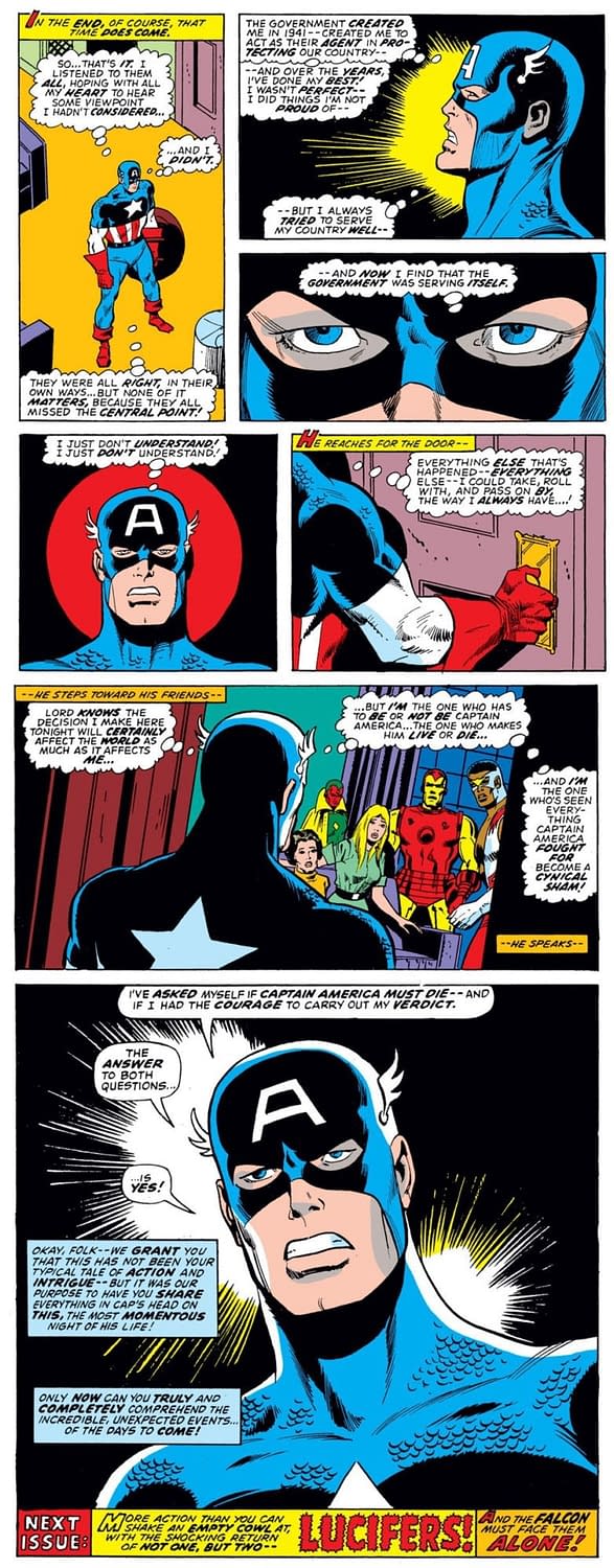 Captain America No More? Again? (#7 Spoilers)