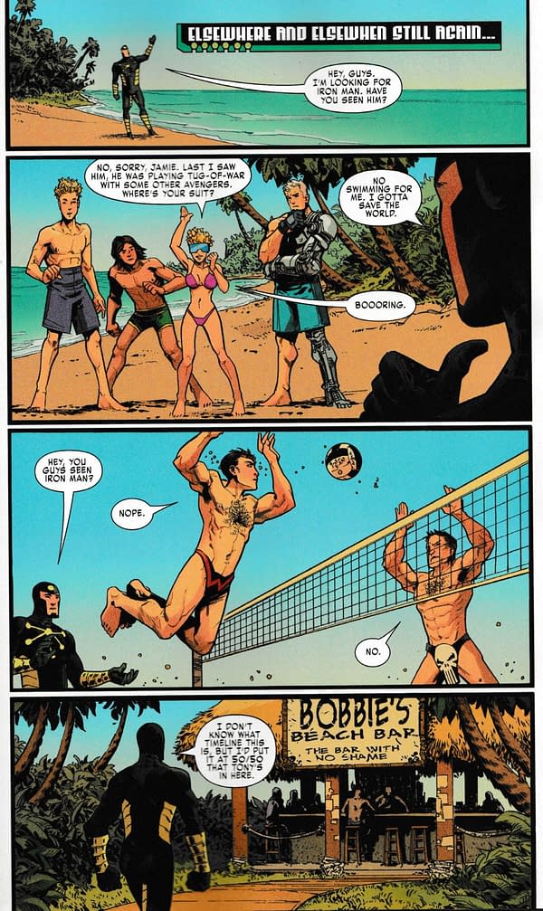 Marvel Revisits Its Swimsuit Specials in Today's Multiple Man #4 (Spoilers)