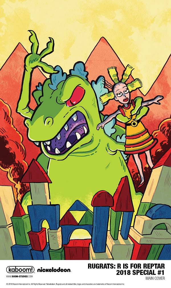 Rugrats' Reptar Gets a Comic Book Special from Boom! in April