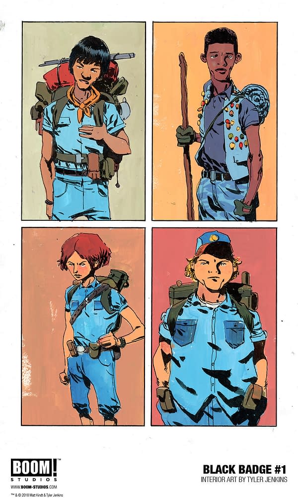 Boy Scouts Go Black Ops in Matt Kindt and Tyler Jenkins' Black Badge