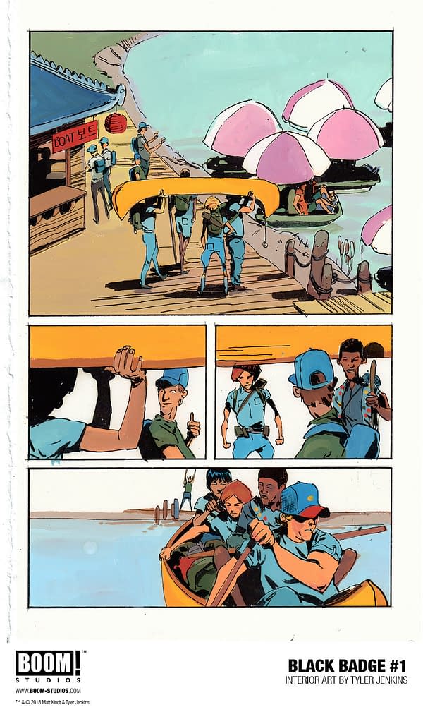 Boy Scouts Go Black Ops in Matt Kindt and Tyler Jenkins' Black Badge