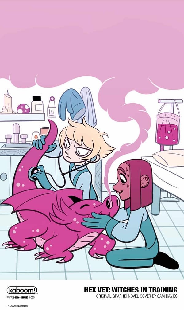 Socialized Medicine Taken to Extreme in New KaBOOM! OGN 'Hex Vet: Witches in Training' by Sam Davies
