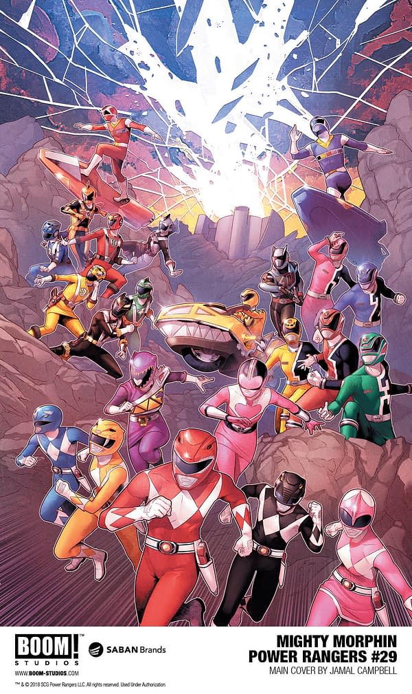 Boom Studios to Publish Power Rangers: Shattered Grid #1 in August