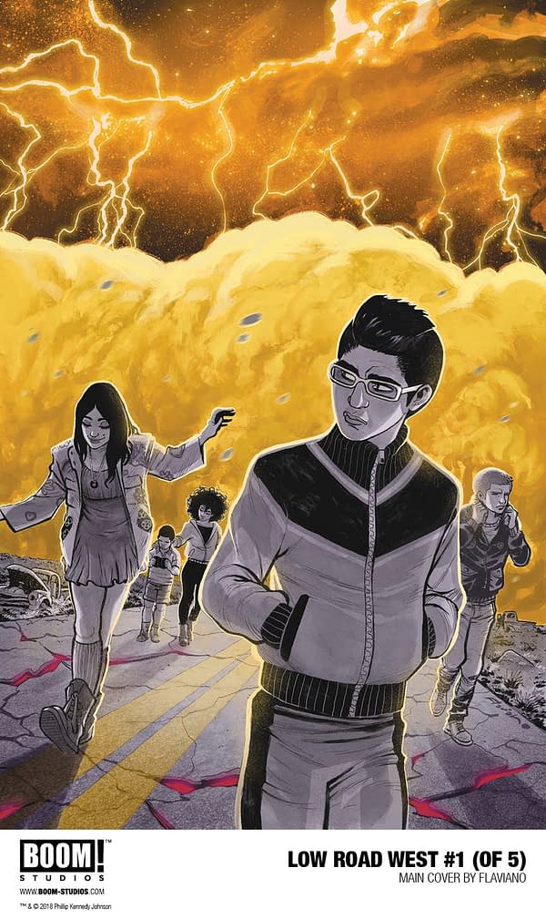 Phillip Kennedy Johnson and Flaviano Take the 'Low Road West' in Post-Apocalyptic America for New BOOM! Series