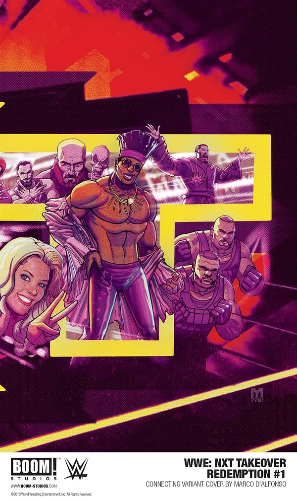 BOOM! and WWE Plan NXT Takeover Weekly Event Comic for September