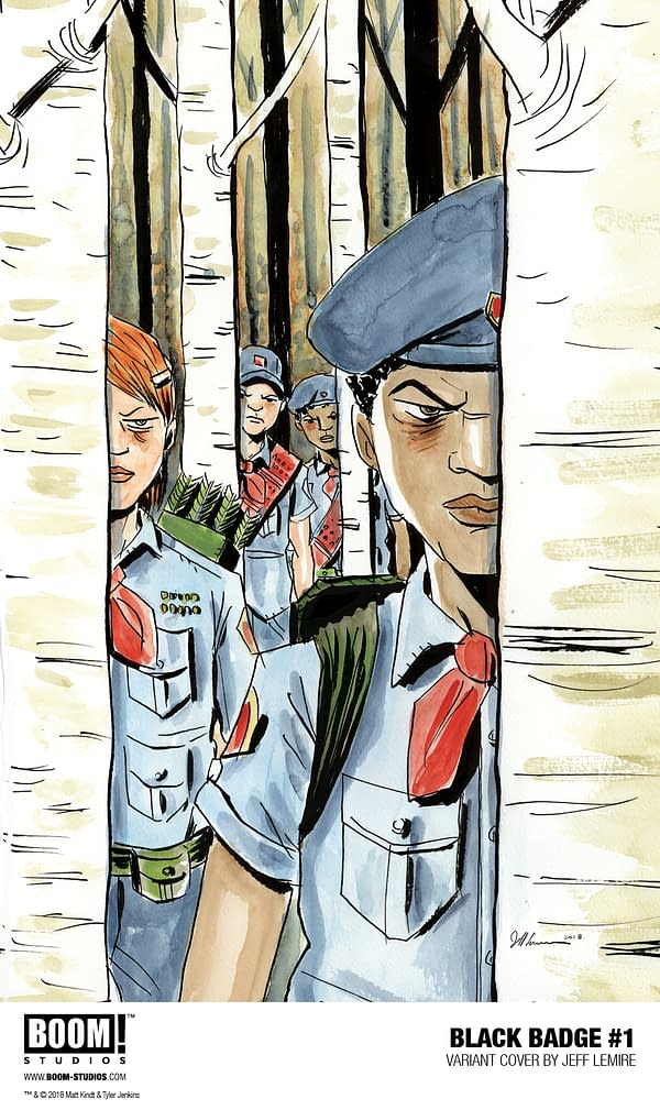 First Look at Black Badge #1 by Matt Kindt and Tyler Jenkins