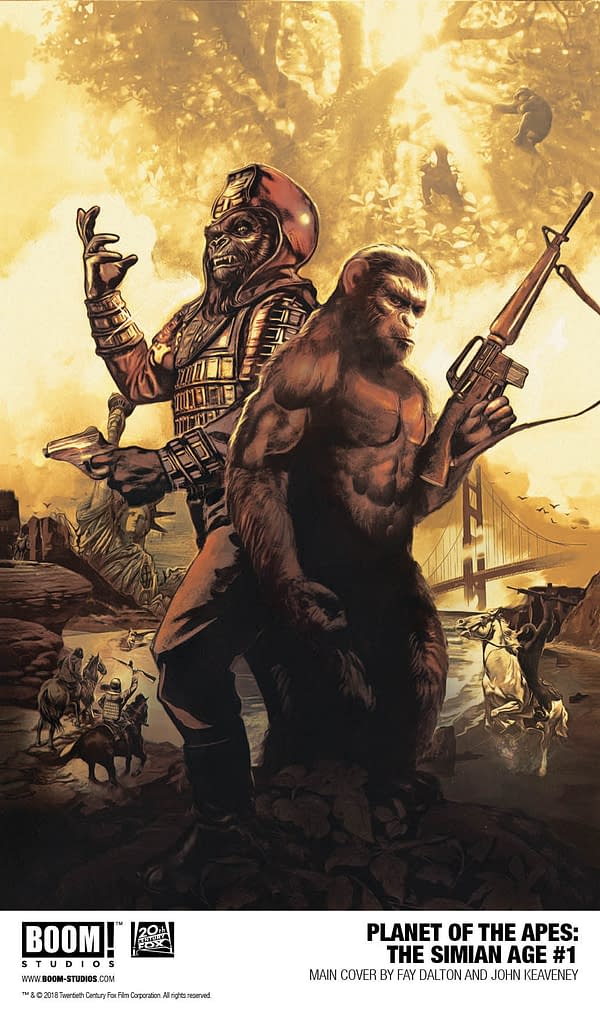 BOOM! Announces 2 New Planet of the Apes Specials for 50th Anniversary