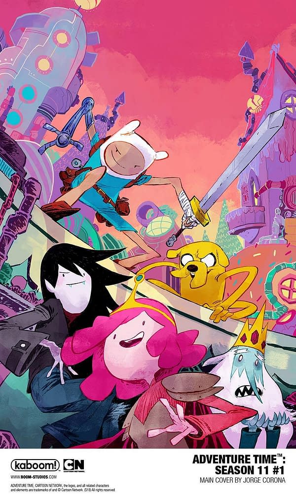 BOOM! Studios to Continue Adventure Time After Cartoon Ends with Season 11 Comic Book