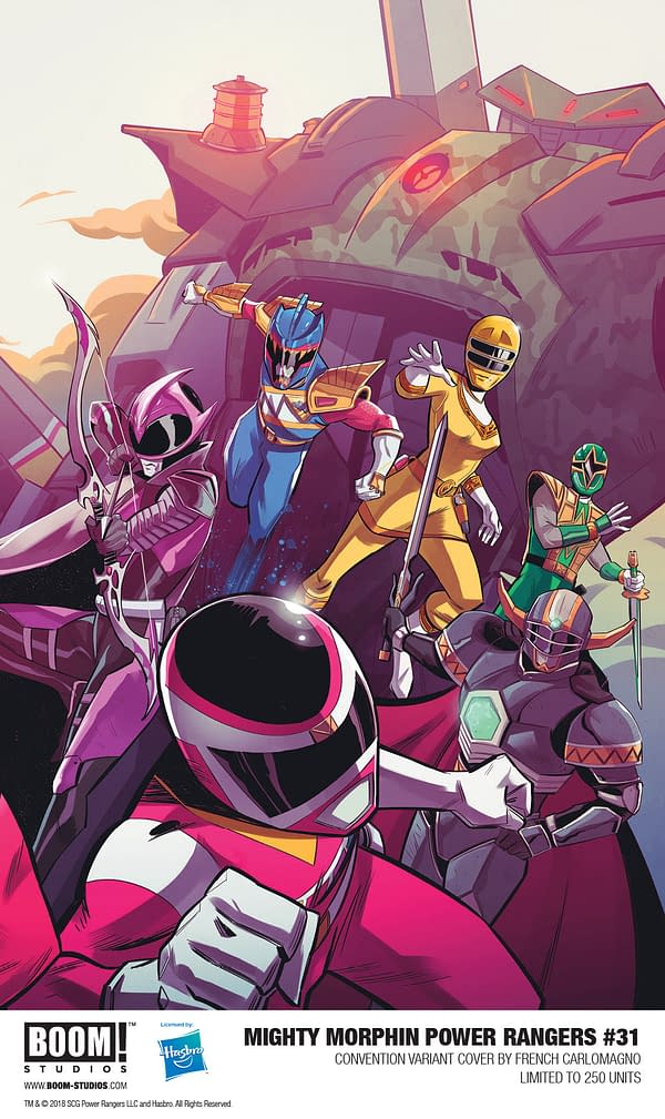 BOOM! Shatters the Grid of Baltimore Comic-Con With Exclusive $20 Power Rangers Variants