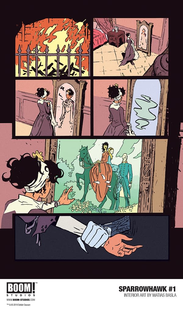 Talking About Teen Victorian Fairy Fight Club in First Look at Sparrowhawk #1