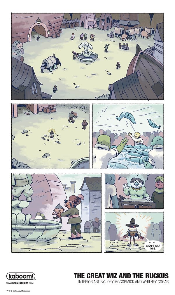 Get Your First Look at The Great Wiz and the Ruckus Middle-Grade OGN