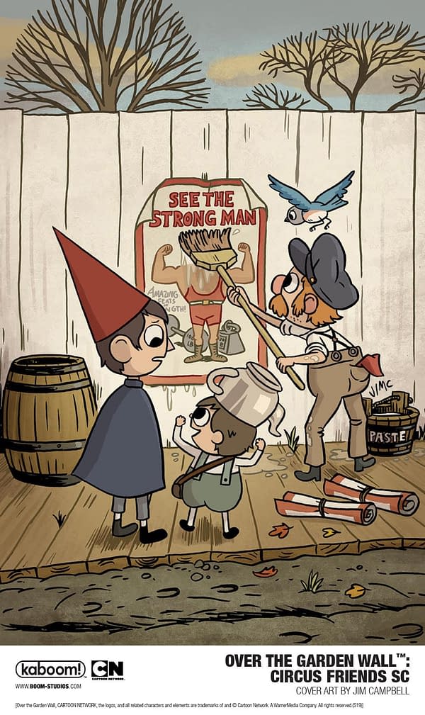 BOOM! Announces New Over the Garden Wall OGN Circus Friends