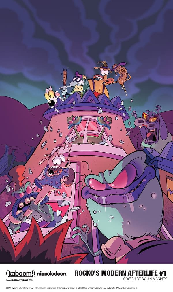 O-Town Faces the Zombie Apocalypse in Rocko's Modern Afterlife from BOOM!  in April