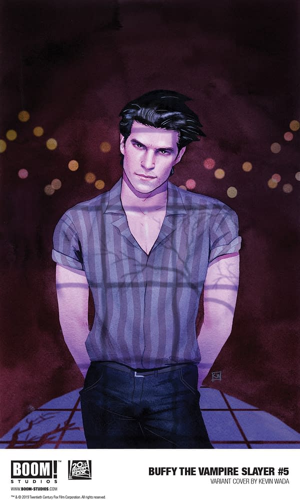 Kevin Wada Draws Angel for Buffy the Vampire Slayer #5 Variant