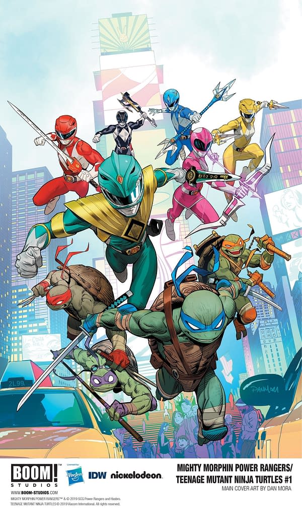 Power Rangers and TMNT Crossover in New Comic Book