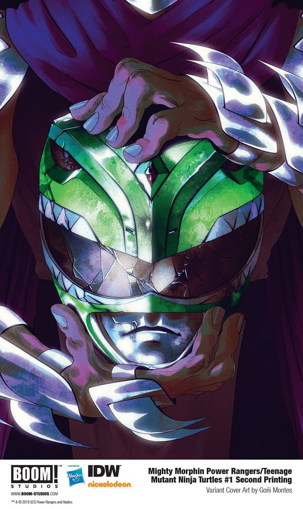 Mighty Morphin Power Rangers/Teenage Mutant Ninja Turtles #1 Fast-Tracked to Third Printing