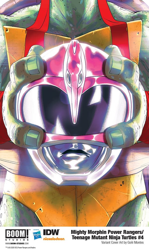 Power Rangers/TMNT #4 [Preview]