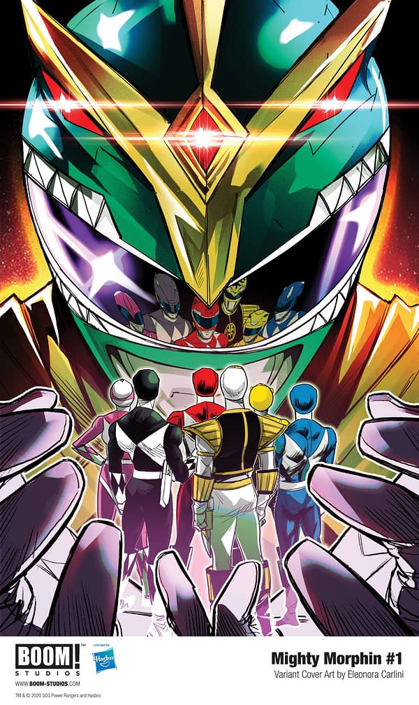 Mighty Morphin #1 cover. Credit: BOOM! Studios.