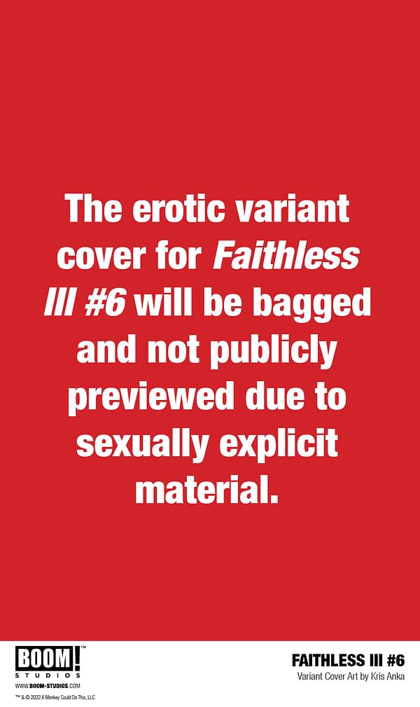 Series Finale Preview of Faithless III #6