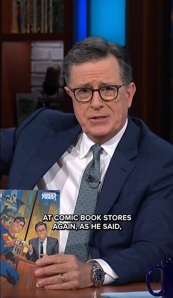 Why Stephen Colbert Announced His DC Comics Cameo A Month in Advance