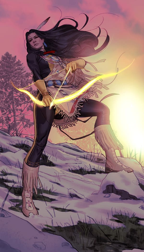 Cover image for MOONSTAR #1 JOSHUA SWABY VIRGIN VARIANT