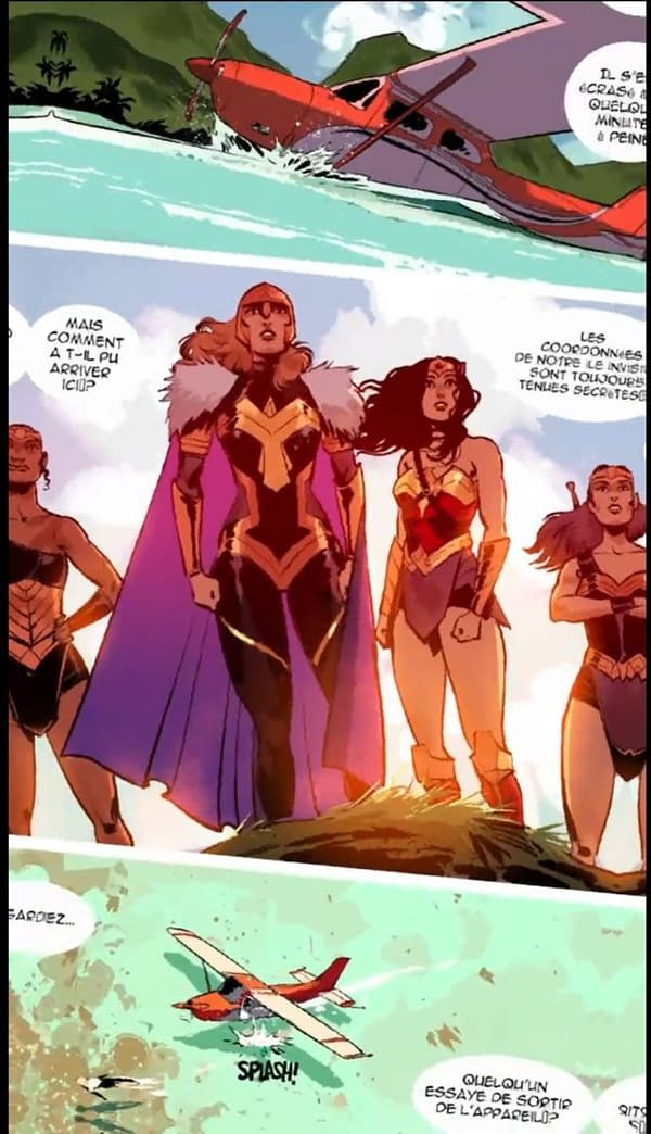 A Look Inside The French Wonder Woman And Harley Quinn Graphic Novel