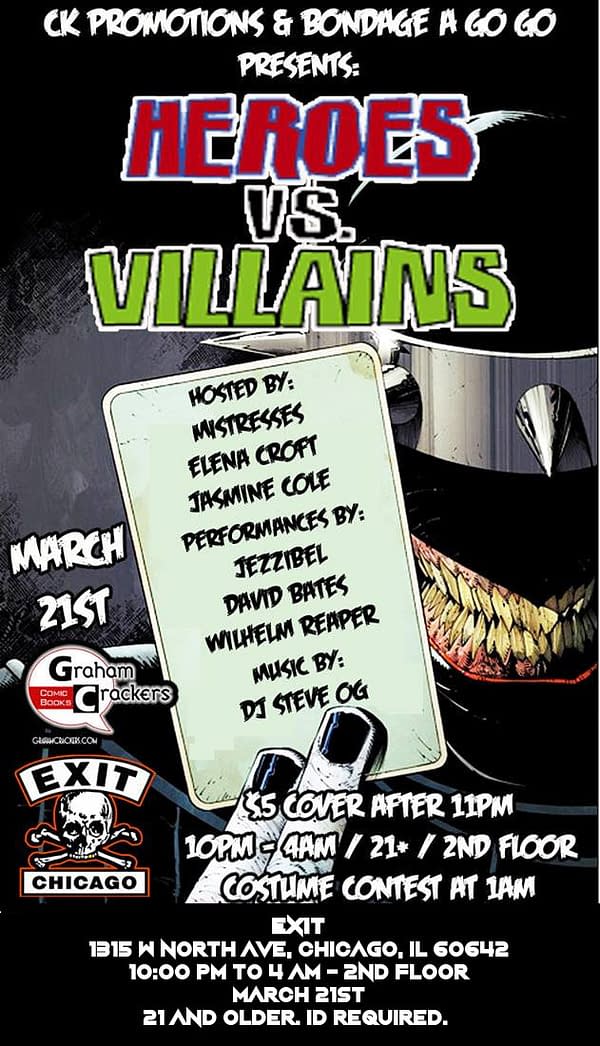 Graham Crackers Comics Welcomes C2E2 With a Night of Bondage