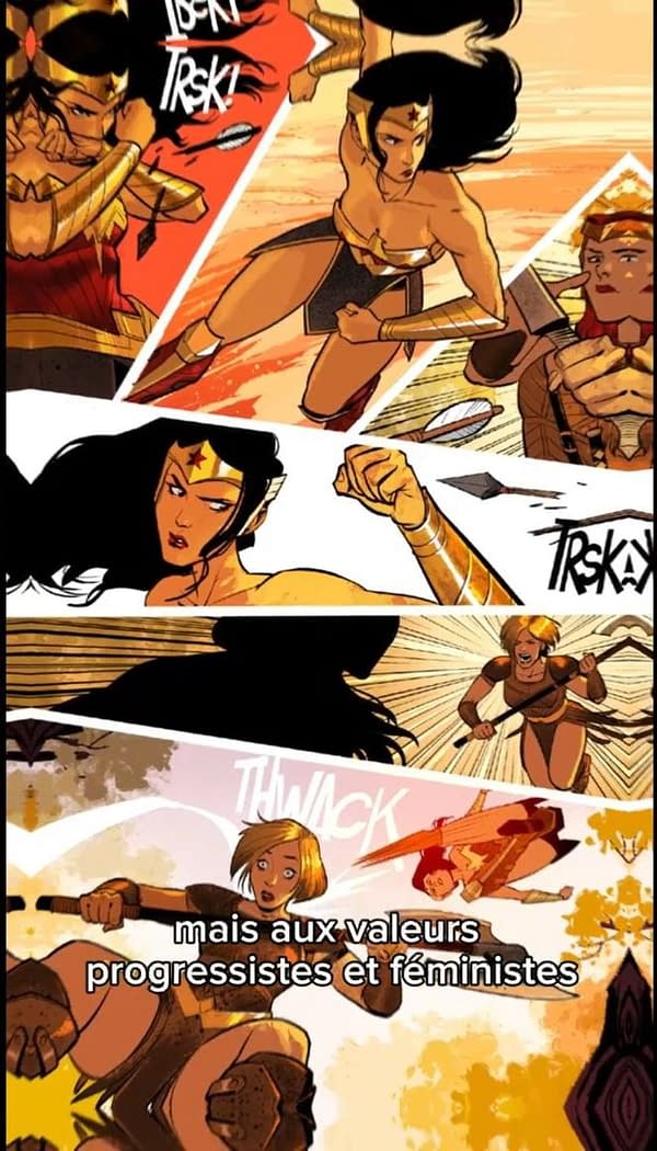 A Look Inside The French Wonder Woman And Harley Quinn Graphic Novel