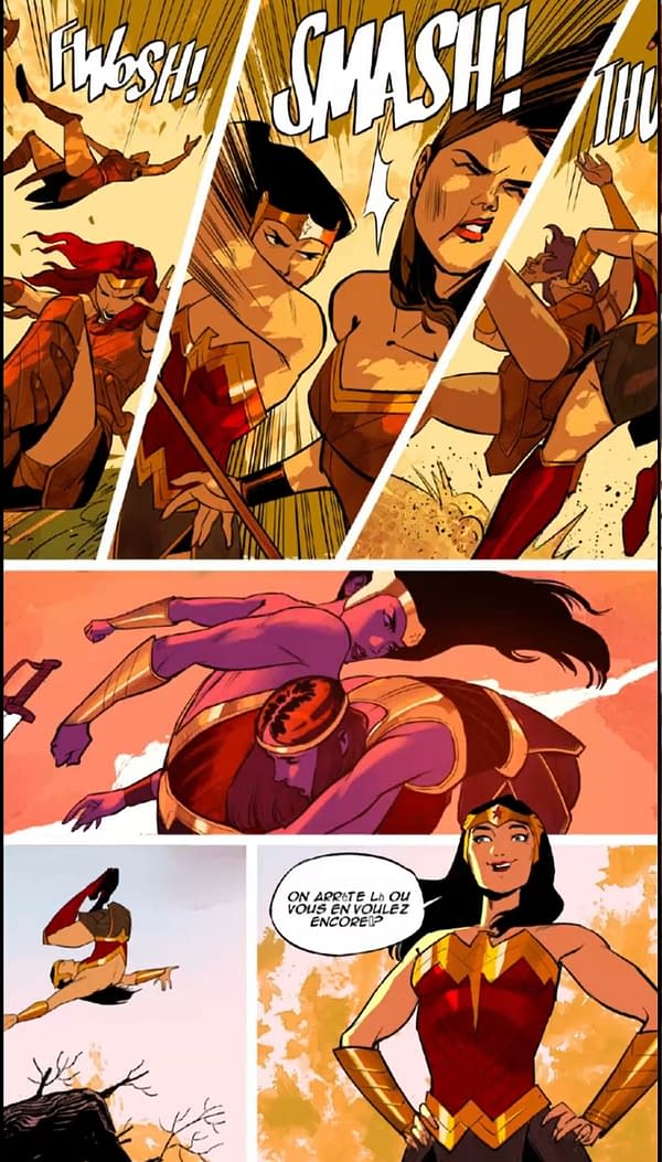 A Look Inside The French Wonder Woman And Harley Quinn Graphic Novel