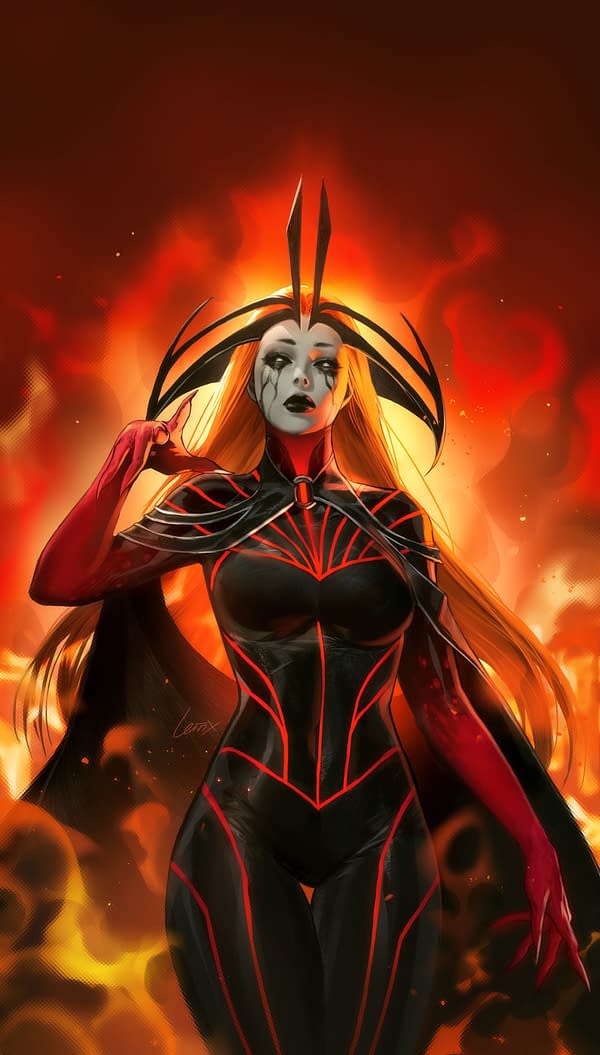 Cover image for BRING ON THE BAD GUYS: DOOM #1 LEIRIX VIRGIN VARIANT