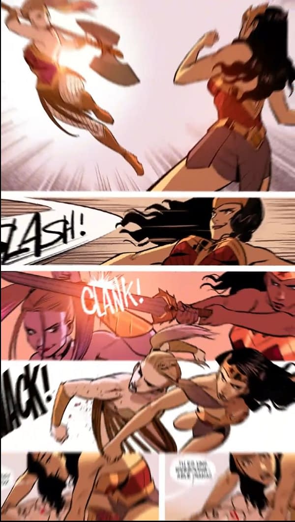A Look Inside The French Wonder Woman And Harley Quinn Graphic Novel