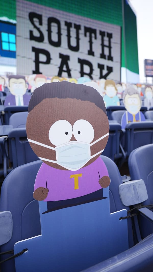 South Park returns to the NFL this Sunday (Images: South Park Studios/Lemar Griffin)