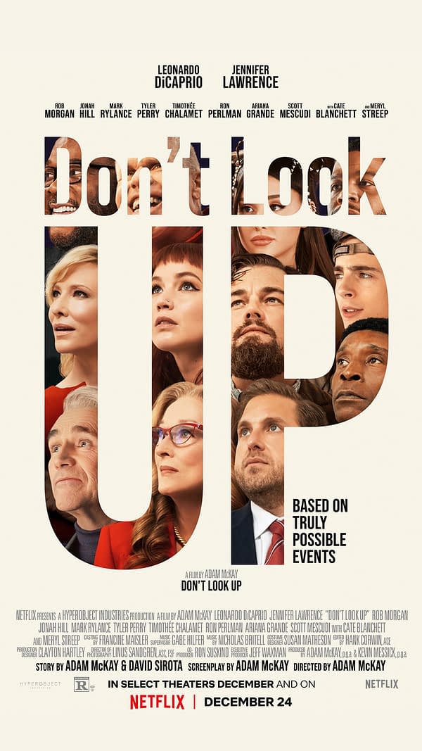 New Trailer and Key Art for Netflix's Don't Look Up