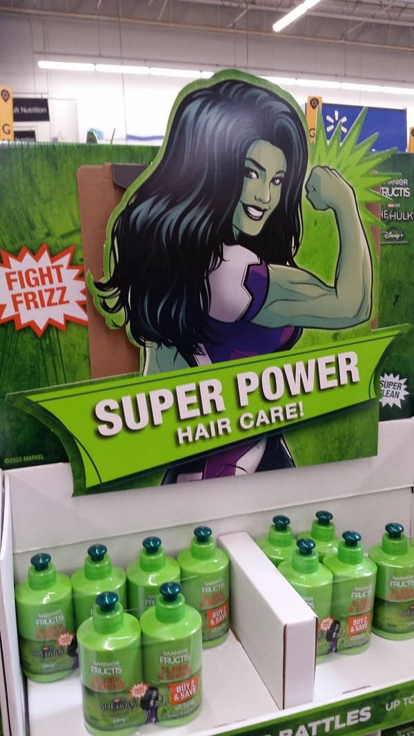 Marvel's She-Hulk Licensed For Garnier Fructis Shampoo Range