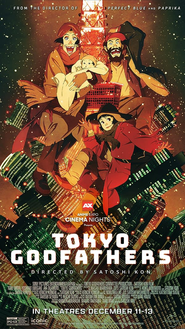 Tokyo Godfathers Returns to Theatres for 20th Anniversary