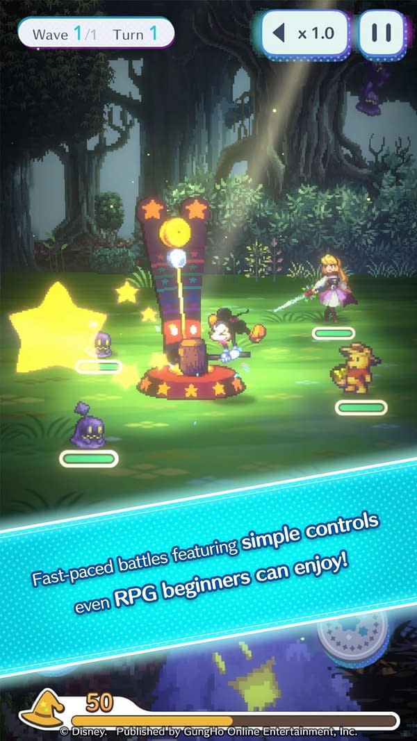 Brand-New Mobile Title Disney Pixel RPG Announced