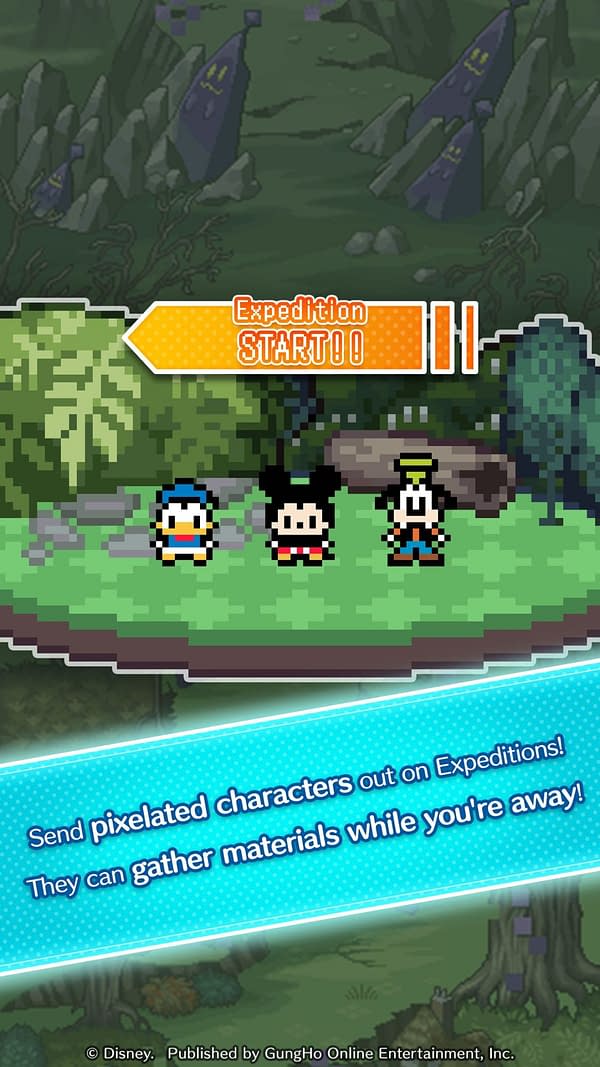 Brand-New Mobile Title Disney Pixel RPG Announced