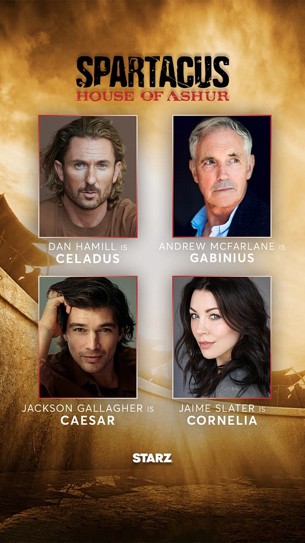 Spartacus: House of Ashur: STARZ Series Announces Additional Cast