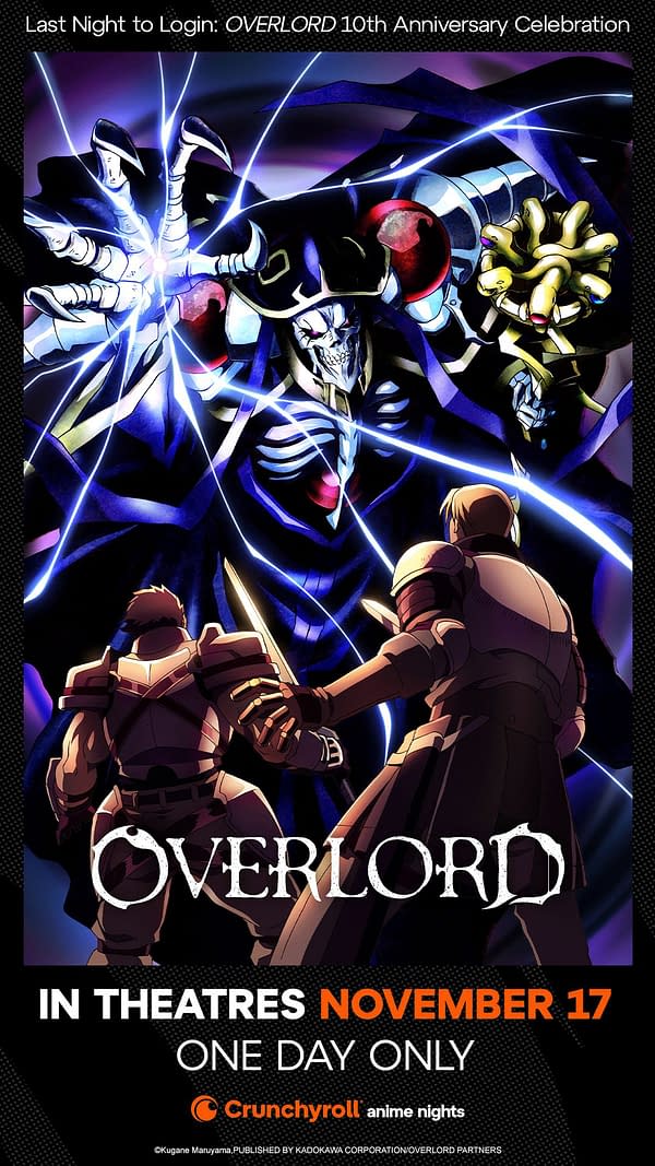 OVERLORD 10th Anniversary Celebration Coming to Theatres
