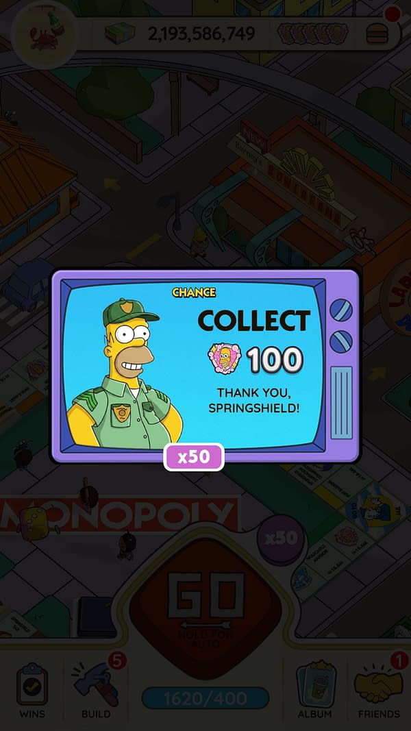 The Simpsons Take Over Monopoly GO For For a New Event