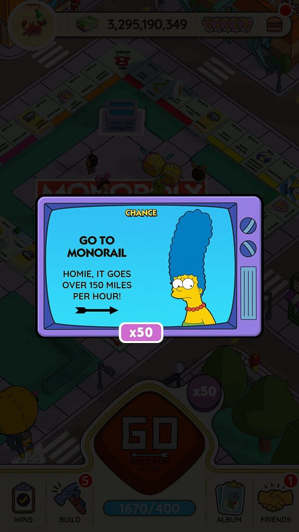 The Simpsons Take Over Monopoly GO For For a New Event