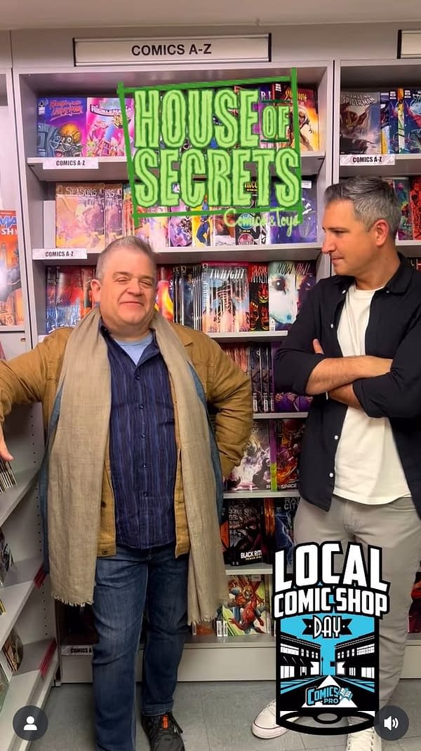 Patton Oswalt & Jordan Blum Named Ambassadors of Local Comic Shop Day