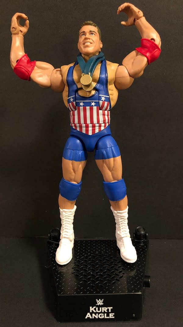 Kurt Angle Helps Bring Back the WWE Entrance Greats Line from Mattel