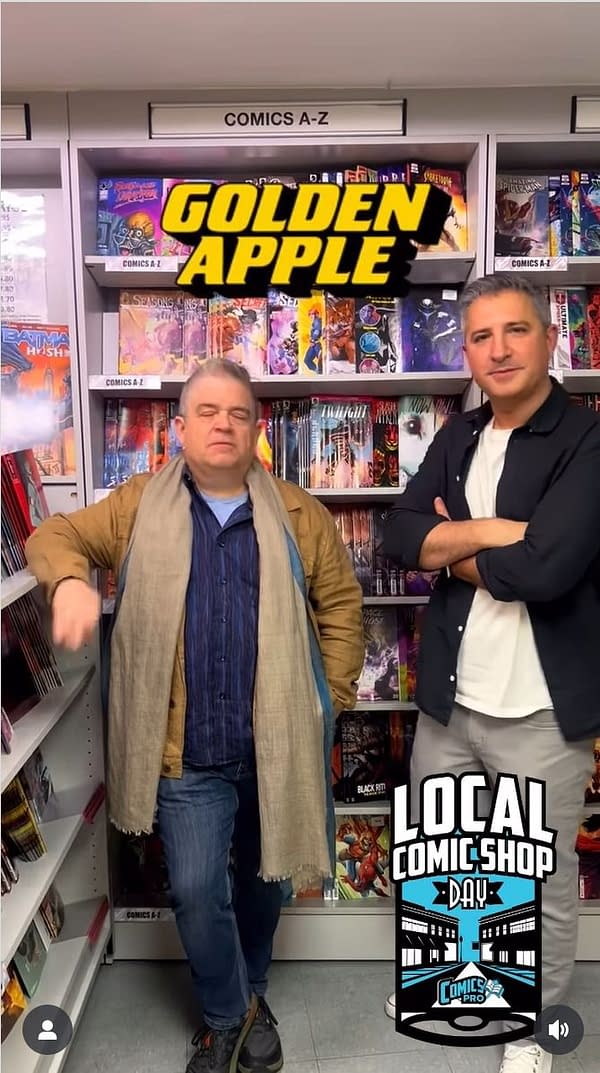 Patton Oswalt & Jordan Blum Named Ambassadors of Local Comic Shop Day