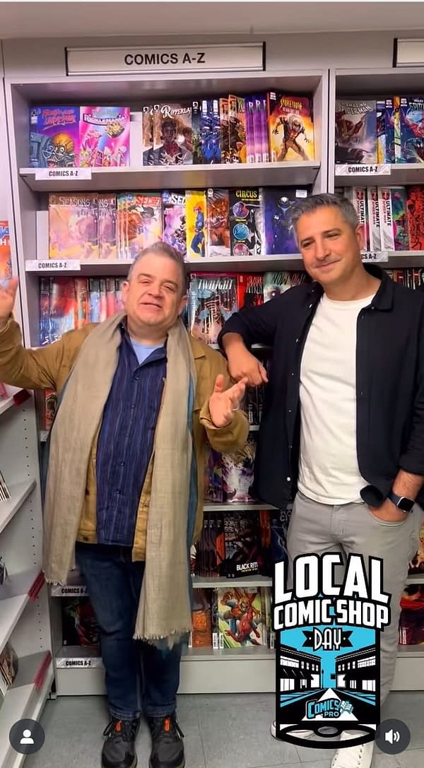 Patton Oswalt & Jordan Blum Named Ambassadors of Local Comic Shop Day